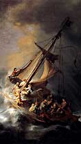 Rembrandt: Galilee storm