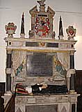 monument in Yorkshire church