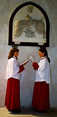 Choristers in Limerick Cathedral